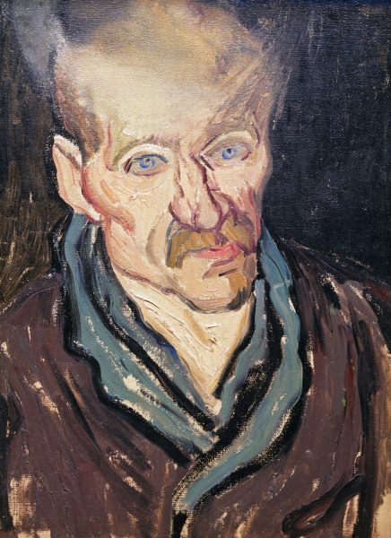van Gogh / Portrait of a patient / 1889 de Vincent Van Gogh