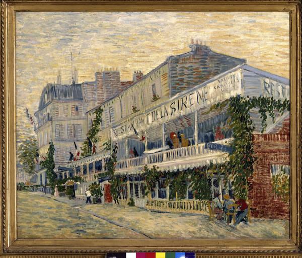 Van Gogh / Restaurant de la Sirène /1887 de Vincent Van Gogh