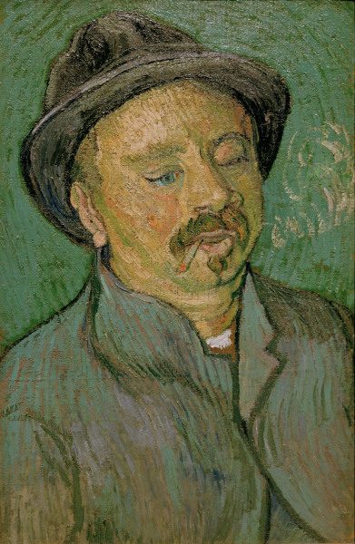 van Gogh/Portrait of a one-eyed man/1888 de Vincent Van Gogh