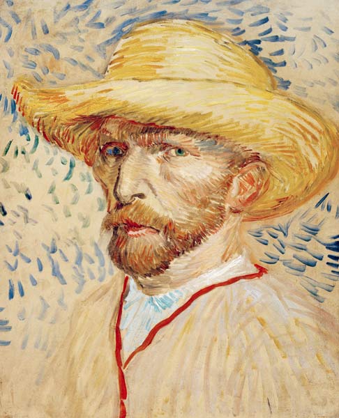 Vincent van Gogh, Self Portrait 1887 de Vincent Van Gogh