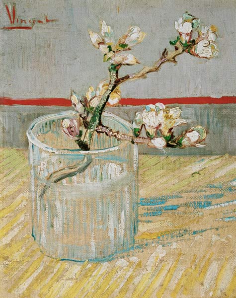 Rama con flor de almendro de Vincent Van Gogh
