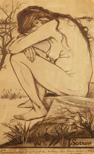 Sorrow, 1882 (pencil, pen and de Vincent Van Gogh