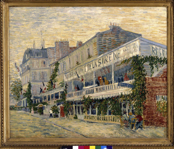 Van Gogh / Restaurant de la Sirene /1887 de Vincent Van Gogh