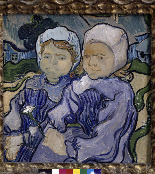 Van Gogh / Two children / 1890 de Vincent Van Gogh