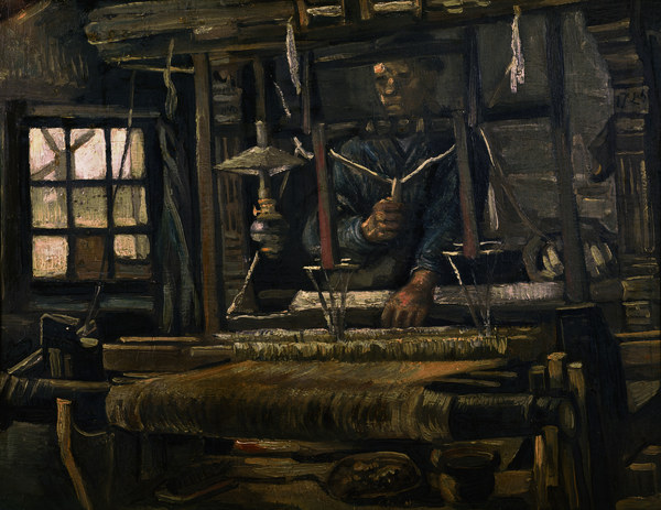 V.van Gogh, Weaver Seen fr.Front / Ptg. de Vincent Van Gogh