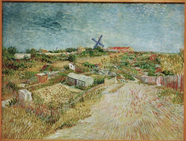 V.v.Gogh,Veget.Gard.at Butte Montmartre de Vincent Van Gogh