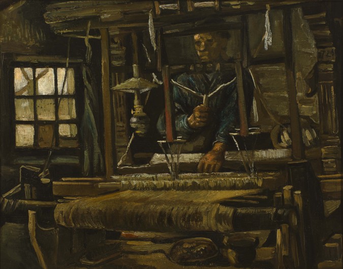 A Weaver's Cottage de Vincent Van Gogh