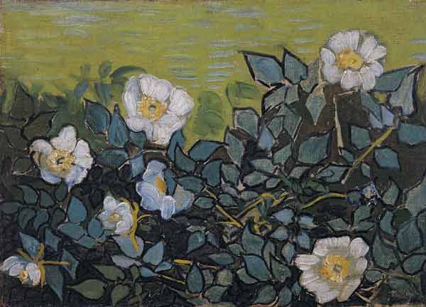 Rosas salvajes de Vincent Van Gogh
