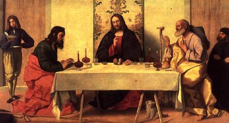 The Supper at Emmaus de Vincenzo di Biagio Catena