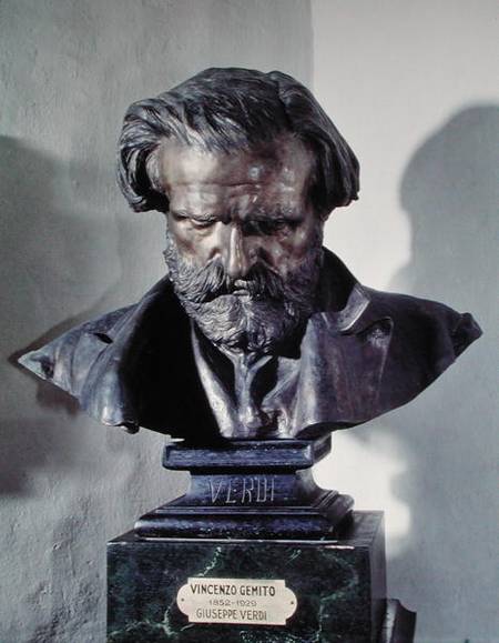Bust of Guiseppe Verdi (1813-1901) de Vincenzo Gemito