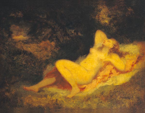 Sleeping Nymph de Virgilio N. Diaz de la Pena