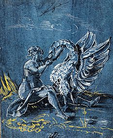 Leda and the swan de Virgilius Solis