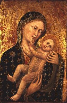 Madonna and Child (panel) de Vitale da Bologna