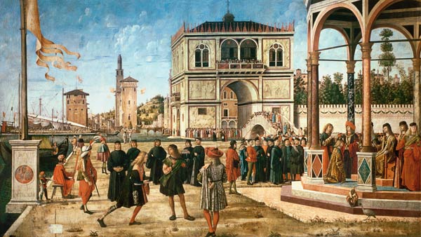The Story of St. Ursula, the Repatriation of the English Ambassadors de Vittore Carpaccio