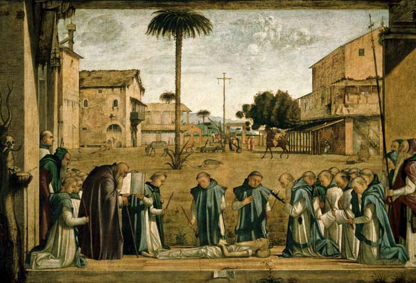 V.Carpaccio / Death of St.Jerome / Ptg. de Vittore Carpaccio