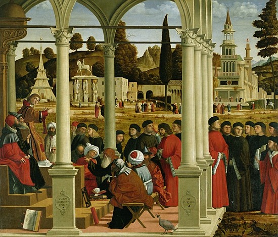 Debate of St. Stephen de Vittore Carpaccio