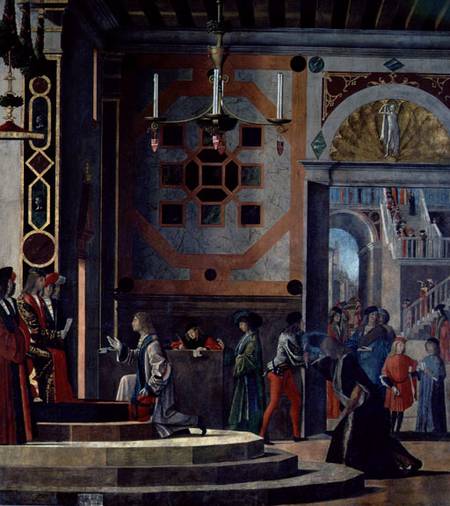 The Departure of the English Ambassadors, from the St. Ursula cycle de Vittore Carpaccio