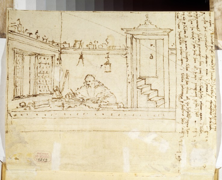 A Philosopher with a Pen in his Hand de Vittore Carpaccio