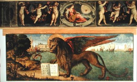 The Lion of St. Mark de Vittore Carpaccio