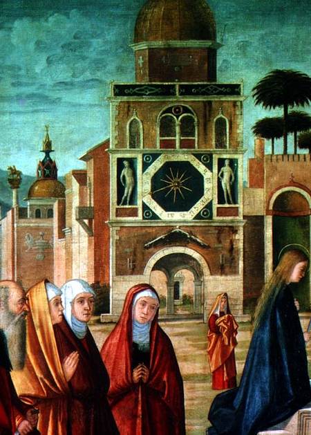 Presentation of Mary at the Temple (detail of Mary) de Vittore Carpaccio