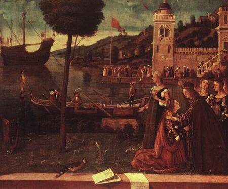 St.Ursula taking leave of her father de Vittore Carpaccio