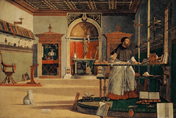Carpaccio /Vision of St.Augustine/ Ptg. de Vittore Carpaccio