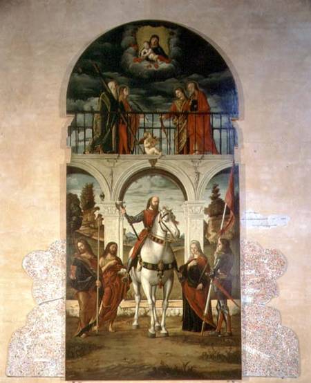 St. Vitalis with Saints de Vittore Carpaccio