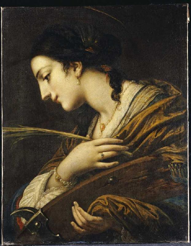 Die heilige Katharina von Alexandria. de Volterrano (Baldassare Franceschini)