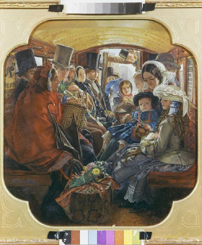 Bus Interior (bus Life in London 1859) de W. M Egley