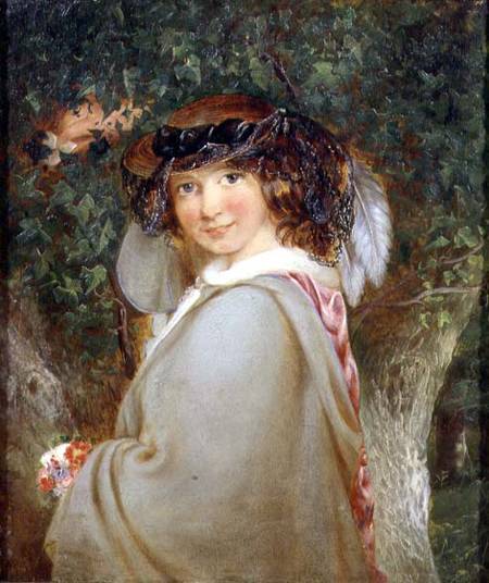 Portrait of a Young Girl de W. M Egley