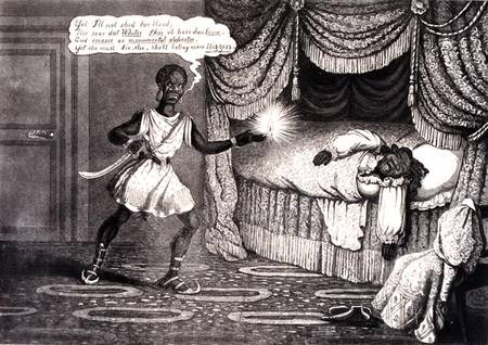 Tregears Black Jokes - Othello, engraved by Hunt de W. Summers