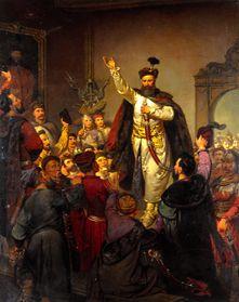 The Besiegelung of the alliance of Tyszowce by Ste