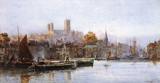 Lincoln Cathedral from the River de Walker Stuart Lloyd
