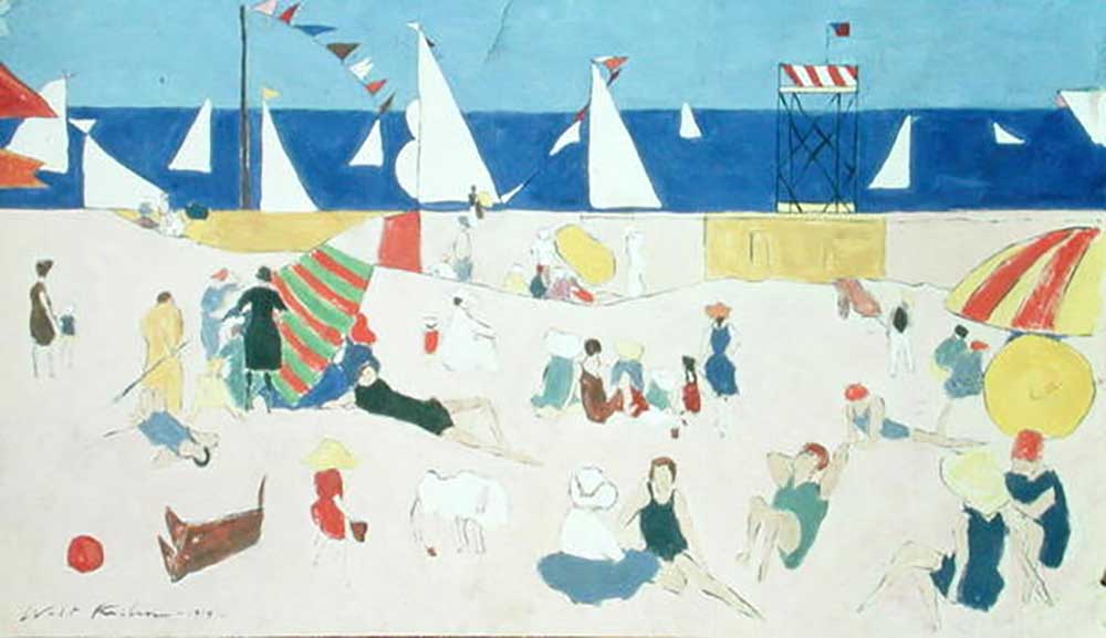 At The Beach, 1919 de Walt Kuhn