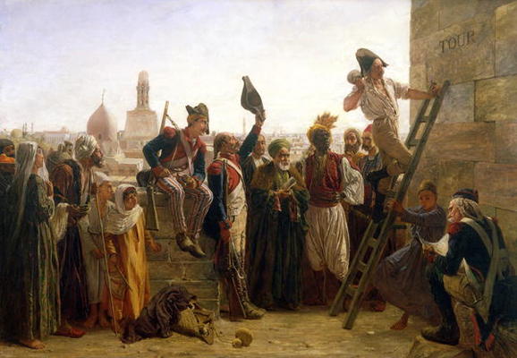 The French in Cairo in 1800, 1884 (oil on canvas) de Walter Charles Horsley