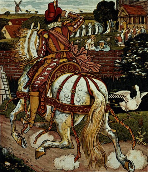 ''Margery''s brother returns from far off lands'': from Little Goody Two Shoes de Walter Crane