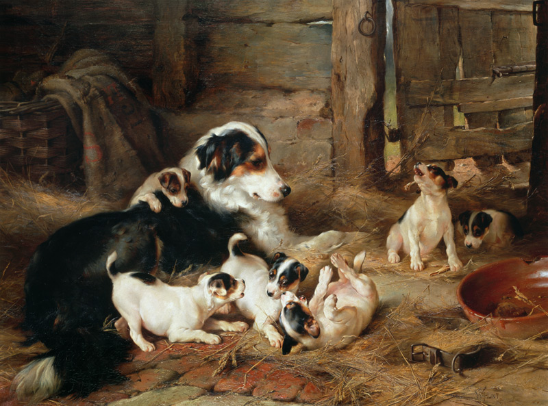 Dog family de Walter Hunt