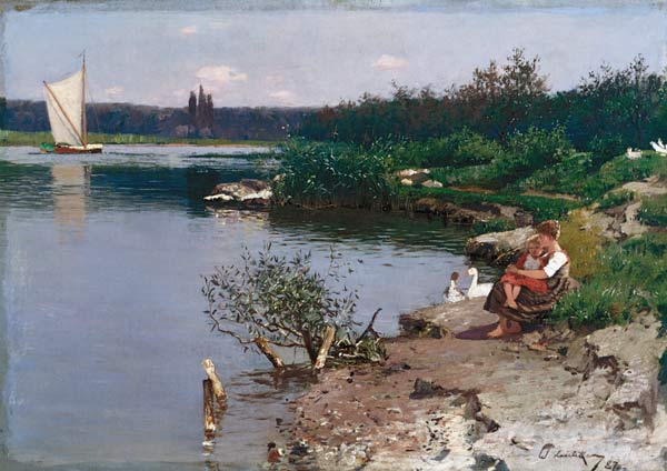 Riverbank de Walter Leistikow
