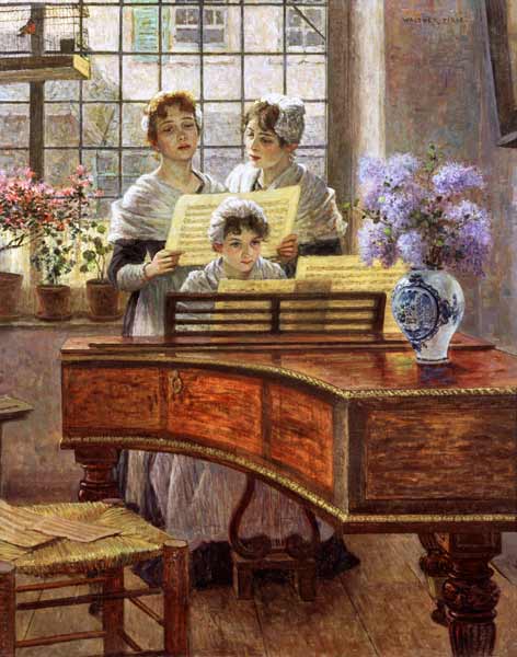 Around the Piano de Walther Firle
