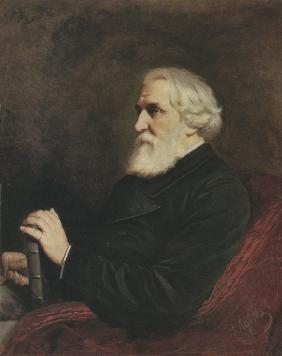 Portrait of the author Ivan S. Turgenev (1818-1883)