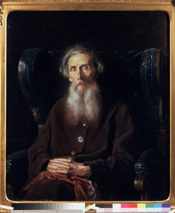 Portrait of the author and lexicographer Vladimir Dal (1801-1872) de Wassili Perow
