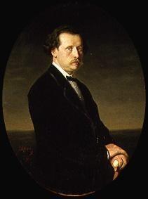 Portrait Nikolai ruby stone, founder of the Moscow