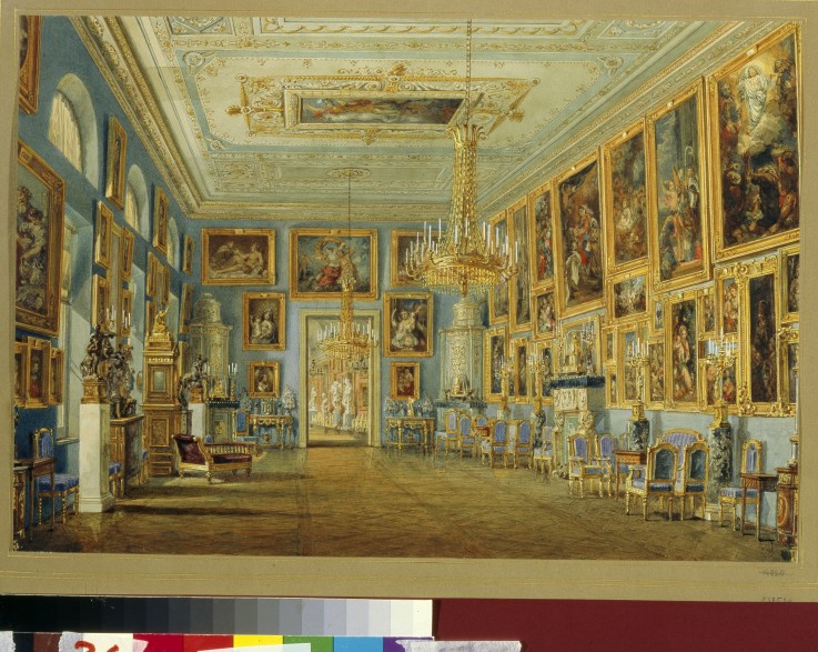 The Art Gallery in the Yusupov Palace in St. Petersburg de Wassili Sadownikow