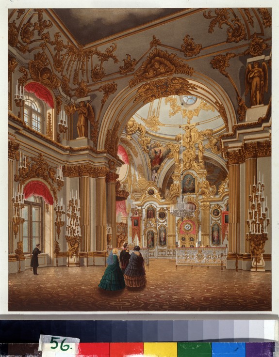 The Grand Church of the Winter Palace in St. Petersburg de Wassili Sadownikow