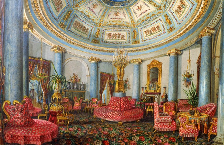The Rotunda in the Yusupov Palace in St. Petersburg de Wassili Sadownikow