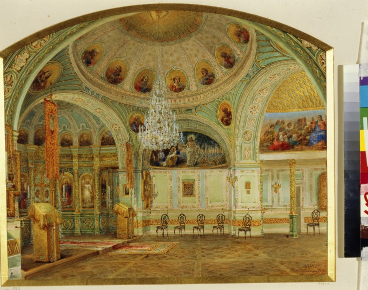 Interior of the House Church in the Yusupov Palace in St. Petersburg de Wassili Sadownikow