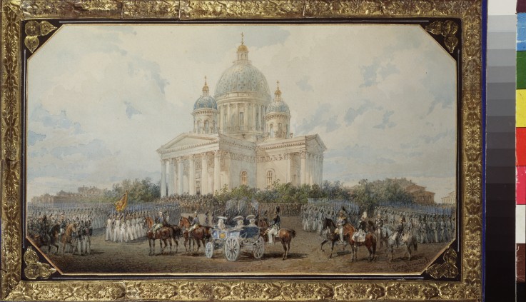 Review at the Saint Isaac's Cathedral in Saint Petersburg de Wassili Sadownikow