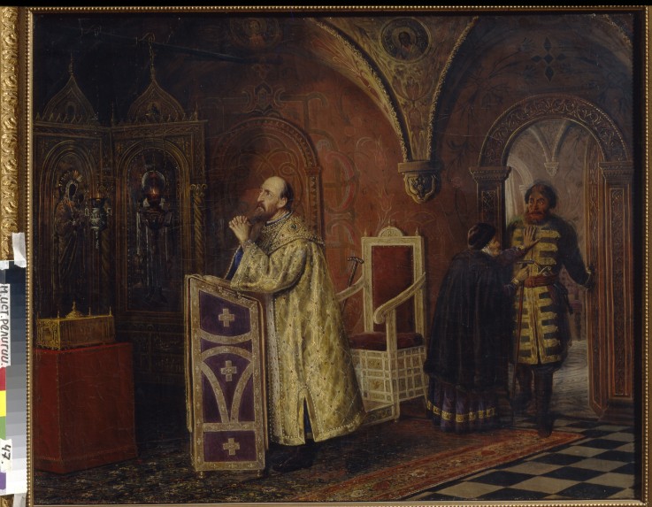 Tsar Ivan IV the Terrible praying de Wassili Wladimirowitsch Pukirew