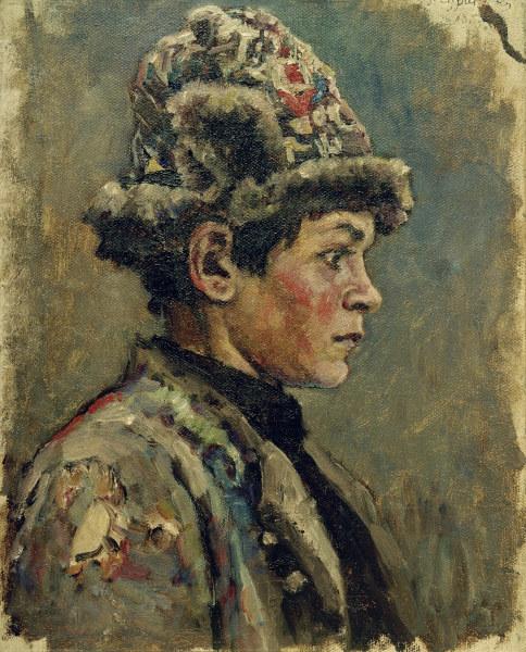 V.I.Surikov, Study of the Head of a Boy de Wassilij Iwanowitsch Surikow