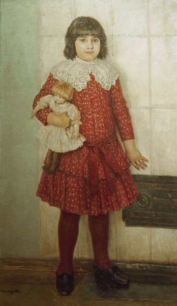W.I.Surikov / The artist s daughter Olga de Wassilij Iwanowitsch Surikow